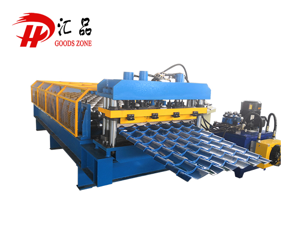 Glazed Tile Steel Roof Panel Roll Forming Machine