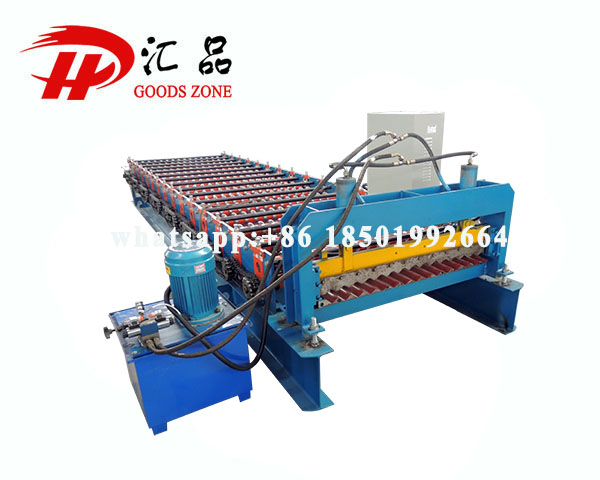 Philippines Duracorr Model Galvanized Steel Roofing Panel Roll Forming Machine