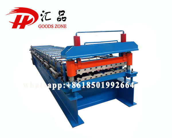 Philippines Cladding Profile Color Coated Panel Roll Forming Machine