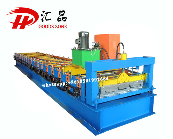 Mega High Rib Color Coated Steel Coil Roof Roofing Machine