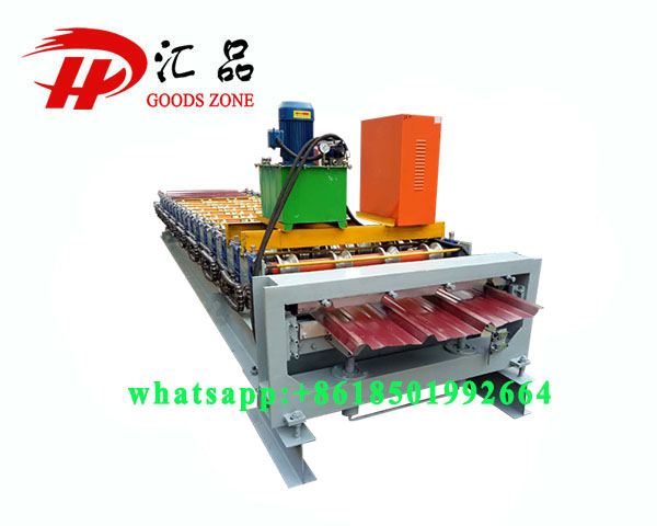 America Quality Metal Trapezoidal Roofing Tile Sheet Making Machine