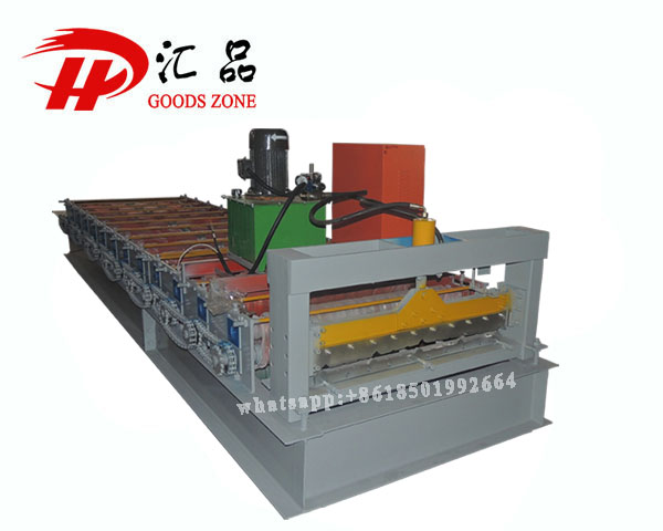 860 Cover Width Multi Rib Roof Sheet Roll Making Machine