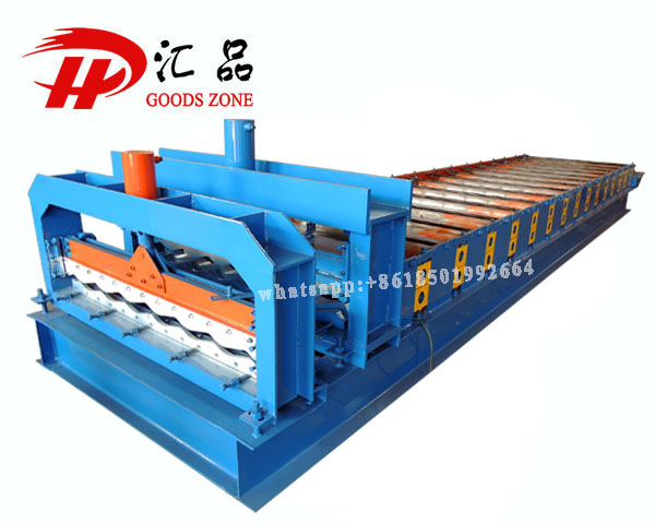 Philippines 1100 Premium Tile Roof Metal Roofing Profile Making Equipment