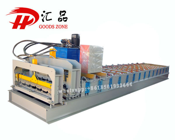 Oven Baked Clour Aluminium Steptiles Roofing Sheet Corrugation Machine