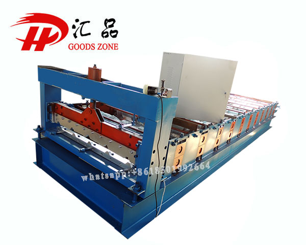 808 Model Long Span Aluminum Roofing Sheet Making Machine With Low Price
