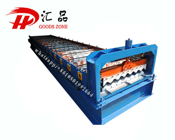 780 Model Automatic Metra Aluminum Roofing Sheet Corrugation Machine with 5 Tons Decoiler