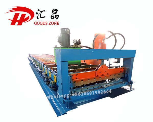 New Design Low Cost C10 Type Roof Panel Roll Forming Machine For Uzbekistan