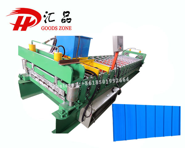 910 Type Bare Galvalume Roofing Wall Profile Sheet Roll Forming Machine