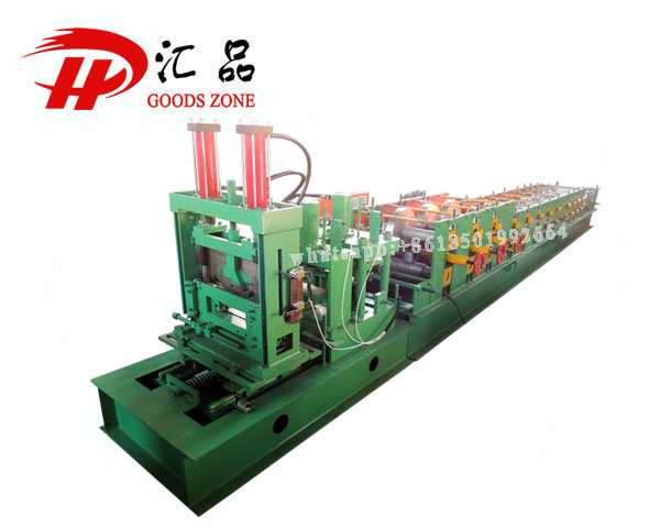Galvanized Iron C-purlin Roll Forming Machine With Middle Production Capacity