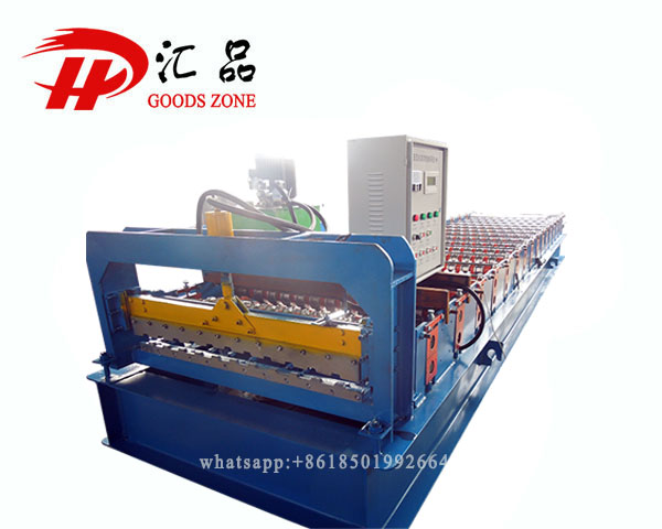 Kazakhstan 970 Model Prefabricated Pre Engineered Roofing Solutions Machine