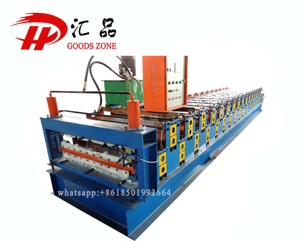 Corrugated IBR Double Deck Rollformer For India