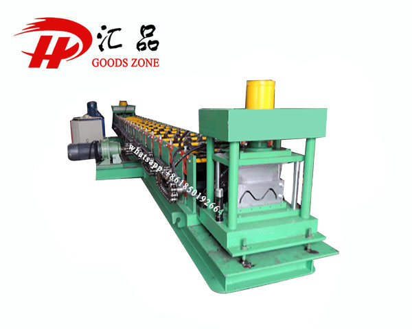 Two Or Three Wave Highway Guardrail Forming Machine With Holes