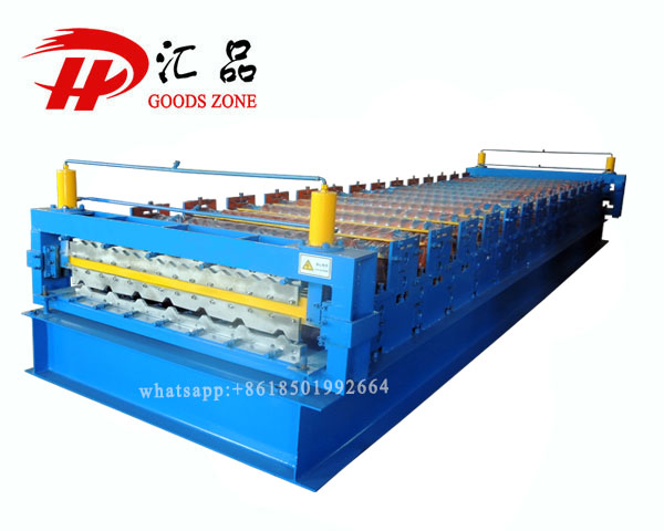 India Double Layer IBR Corrugated Roof Sheet Machine