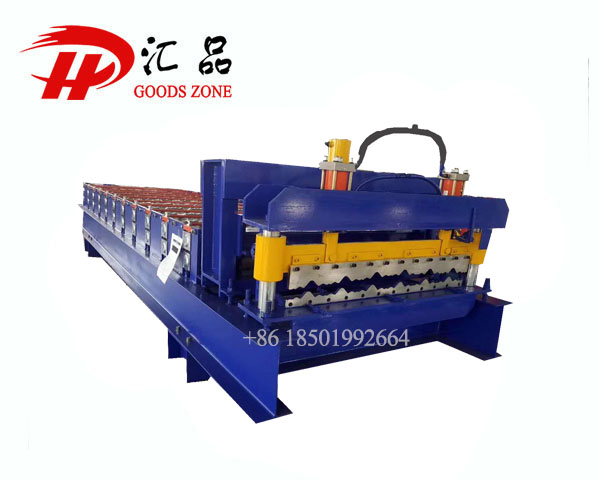 820 Model Qtile  Colored Steel Roofing Sheet Forming Machine