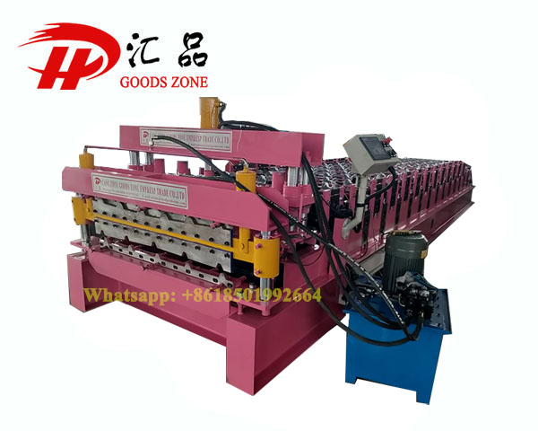 Tilespan And Ribtype Double Layer Roof Sheet Forming Machine