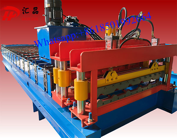Bamboo Type Glazed Roof Tile Roll Forming Machine
