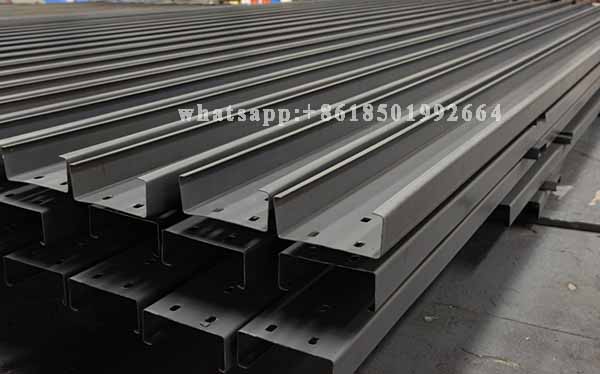 Galvanised Steel Roofing CEE C Purlin Roll Forming Production Line For Constructions.jpg