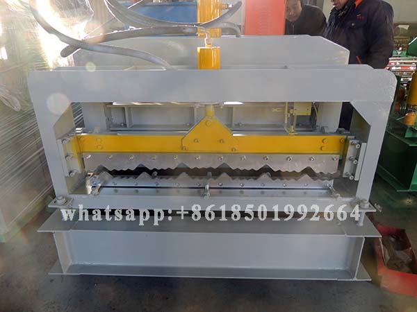 Oven Baked Clour Aluminium Steptiles Roofing Sheet Corrugation Machine.JPG