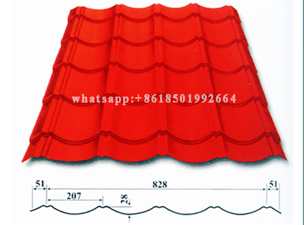 828 Classic Spanish Glazed Tile-900 High Rib Roofing Double Sheet Forming Machine.jpg