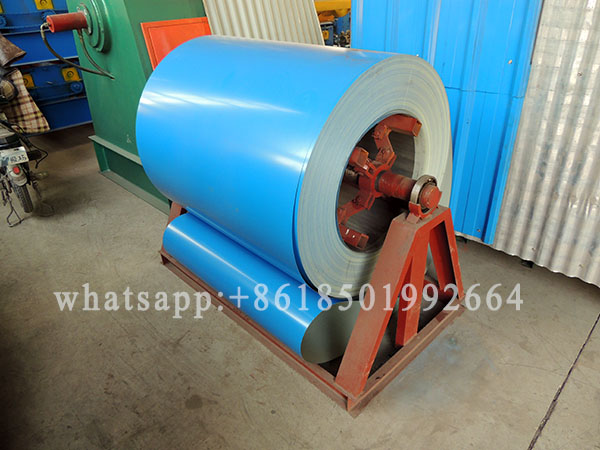 910 Type Bare Galvalume Roofing Wall Profile Sheet Roll Forming Machine.JPG