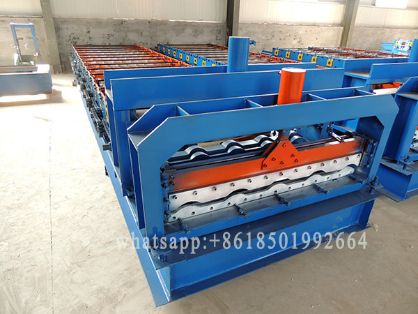1080 Model Colour Aluminium Metoccopo Step Tiles Roofing Panel Corrugating Machine.JPG