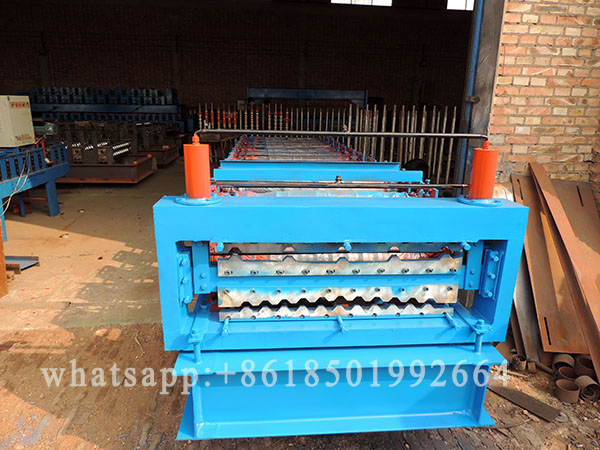 840-C21Dual Layer Metal Roofing Sheets Cold Rollforming Production Line for Steel.JPG