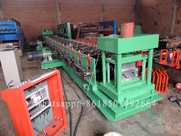 Two Or Three Wave Highway Guardrail Forming Machine With Holes.JPG