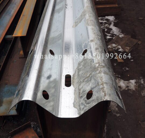 Two Or Three Wave Highway Guardrail Forming Machine With Holes.jpg
