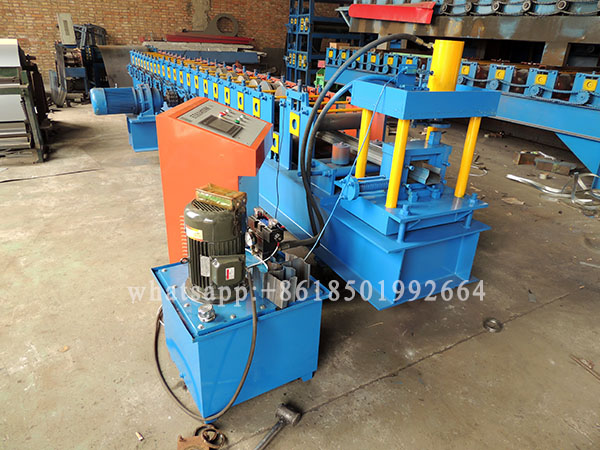 Shelves Rack Pillar Beam Upright Roll Forming Machine For Supermarket.JPG