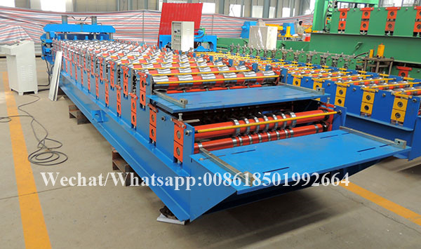 Uganda Metal Iron Glazed Tile Coregated Iron Roof And Wall Plate Machine.JPG Uganda Metal Iron Glazed Tile Coregated Iron Roof And Wall Plate Machine.JPG